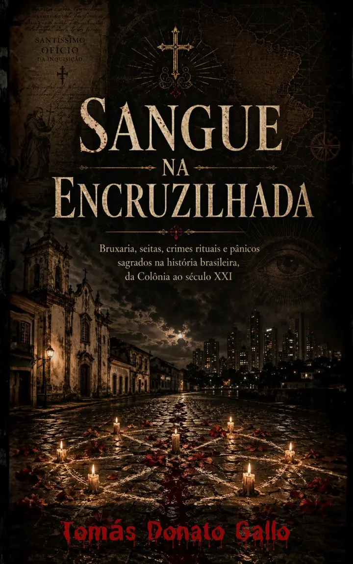 Portada de Sangue na Encruzilhada