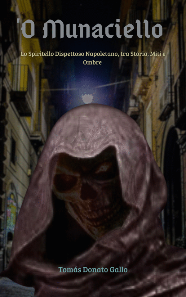 Cubierta del libro ‘O Munaciello, de Tomás Donato Gallo, publicado por Rooster Books Publishing